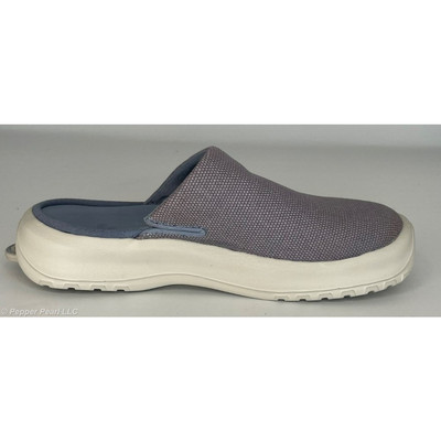 Women's Size 7 Blue Clog Mule Comfort Slip On Casual Walk Work Slip Resistant