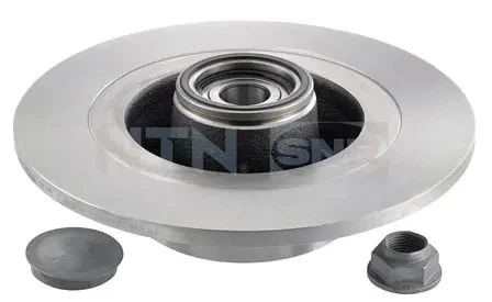 2x Disque de frein plein KF155.108U SNR pour RENAULT MEGANE III Coupé - Photo 2/4