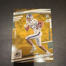 2022 Panini Prestige Romeo Doubs Rookie #329 Green Bay Packers Nevada Wolf Pack