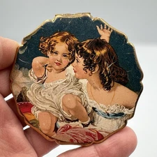 Vintage Stratton Of England Compact Girls Victorian