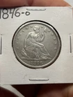 1846-O Medium Date SEATED LIBERTY HALF DOLLAR Looks XF! Tough Type Coin***