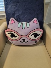Aurora Tasty Peach Meowchi Face Ube Plush.