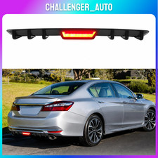 For Honda Accord Sedan Glossy Rear Bumper Diffuser Spoiler Lip Wled Break Light For Honda Accord Sedan Glossy Rear Bumper Diffuser Spoiler Lip Wled Break Light