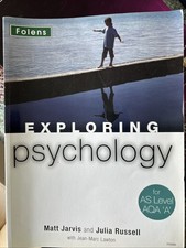 Exploring Psychology for AS Level AQA 'A' - Student Book (Exploring Psychology)
