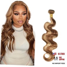 32 inch Highlight P427 Bundles Human Hair Honey Blonde Body Wave Bundles