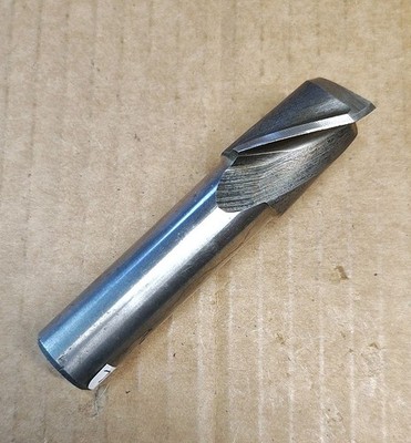7/8'' 2-Flute, Finishing End Mill, Bullnose, Cutter, 1/2'' Shank, 3'' OAL, PUTNAM