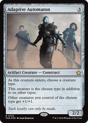 1x Foil Adaptive Automaton - Foundations NM - MTG