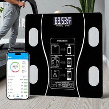 Bathroom Scales for Body Weight 180KG Digital Smart Bluetooth Weighing Scale BMI