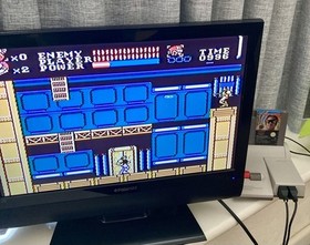 NES ~ POWER BLADE Nintendo Game 3 Screw NES-7T-ITA Cart + Sleeve BOXED Pal A