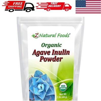 1 lb Organic Agave Inulin Powder - , Gluten-Free Natural Fiber Supplement