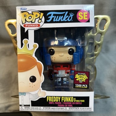 Funko POP! FREDDY as OPTIMUS PRIME 2022 Blacklight Battle LE 1500 Pc W Protector