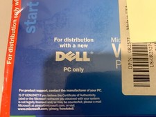 Microsoft Windows XP Professional Dell Reinstallation CD w/ Service Pack 1a NEW 