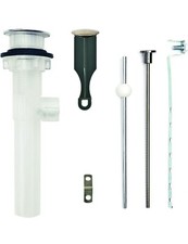 PF Waterworks Bathroom Popup Drain With Rod pf0729-ab-tr