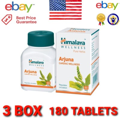 Arjuna Himalaya USA 3 BOX Himalaya 180 Tablet Blood Pressure Care