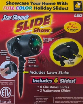 Star Shower 11671 Slide Show, led Light Projector