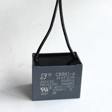CBB61 25mfd 25uF 25 uF 250V VAC 50/60Hz MOTOR START RUN  Fan Capacitor US STOCK
