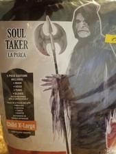 Grim Reaper Costume Kids Scary Halloween Child XLarge 58