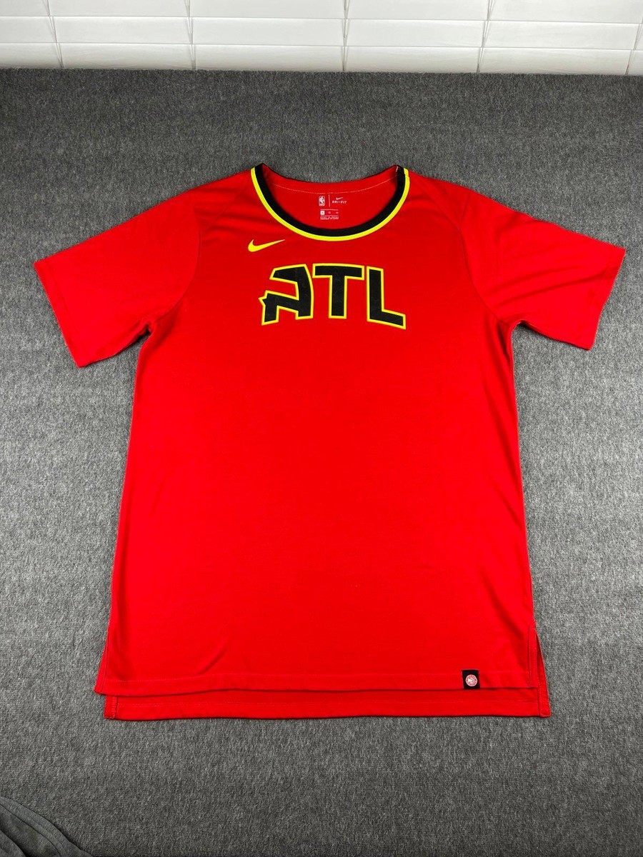 Nike NBA Atlanta Hawks T Shirt Dri Fit Jersey Sz XL | eBay
