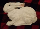 Pacific Rim Ceramic Snow Bunny Rabbit White Easter 9006 With Box 7"x5.5" VTG — photo 2