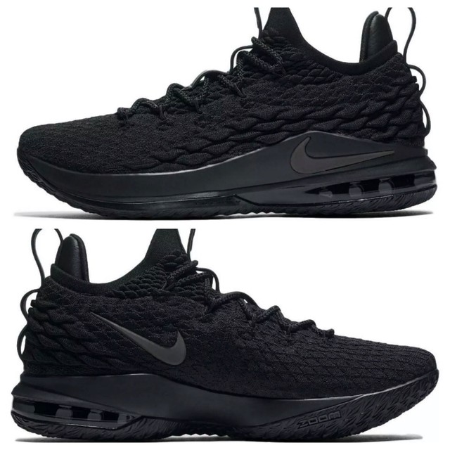 triple black lebron 15 low