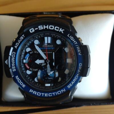 時計 G-SHOCK GULFMASTER GN-1000B-1AJF G-Shock Gulfmaster GN-1000B-1AJF Black Sports Watch, Used
