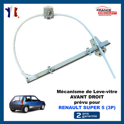 Front Right Window Lift for Renault Super 5 With 3 Doors 1984 to  