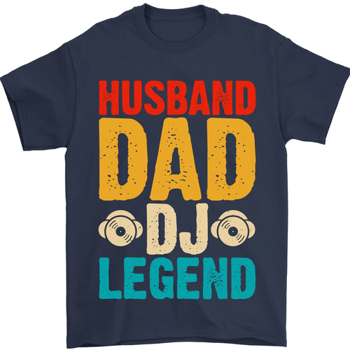 Husband Dad DJ Legend Fathers Day Mens T-Shirt 100% Cotton - Picture 79 of 103