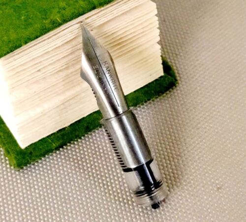 Titanium fountain pen flex nib set unit with Bock mount - Extra Fine - Afbeelding 1 van 8