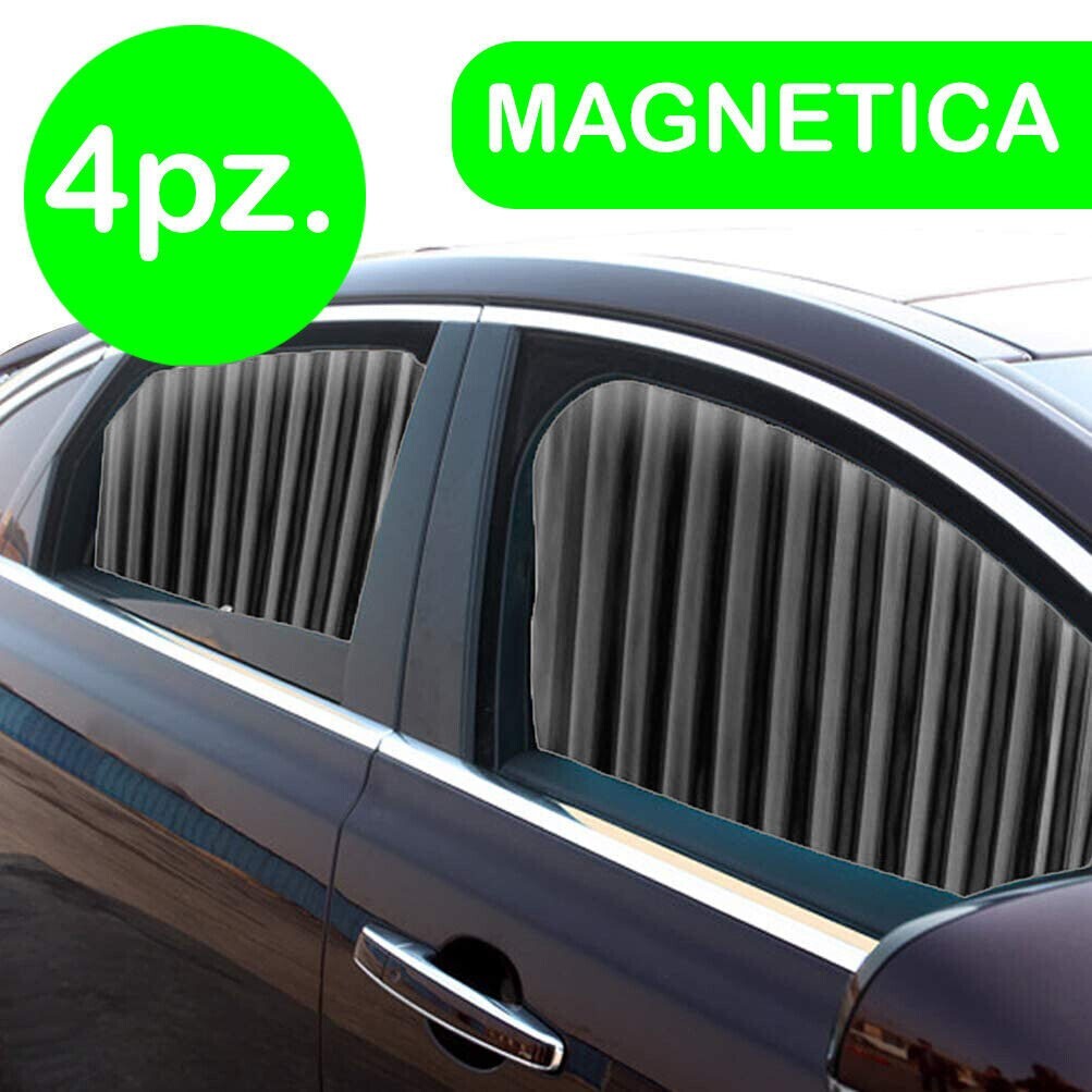 4 Tendine Parasole Magnetiche Per Auto - Bloccano UV E Proteggono Privacy - Foto 5