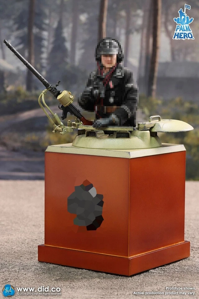 DID XD80025G 1/12 Tanque Tigre Verde Escena Accesorios Vehículos Juego Completo Modelo Juguetes Foto 2 de 4