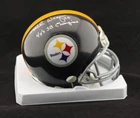 Mike Wagner SIGNED Steelers Mini Helmet + 4 x SB Champions PSA/DNA AUTOGRAPHED