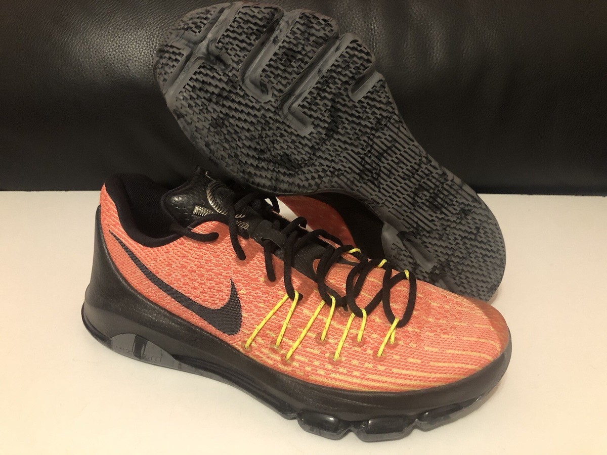 シューズ(男性用) Nike KD 8 iD Size 9 - Nike KD 8 Hunt's Hill Sunrise NWOB Kevin Durant orange