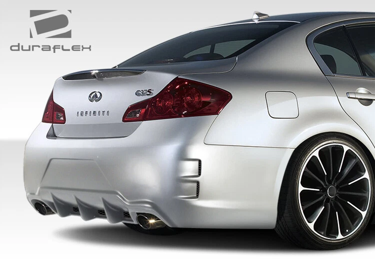For 2007-2013 G Sedan G25 G35 G37 Duraflex Elite Rear Bumper Cover - 1 Piece - Imagem 3 de 4