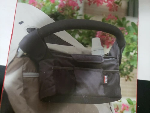  Britax Stroller Organizer Bag, adjustable, 2 beverage holder, 3 outside pockets - Picture 6 of 6