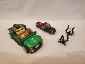 LEGO Marvel Spider-Man #76004 Spider Cycle Chase - Complete, Instructions, Venom