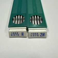 Berol Drawing Leads 2 Packages Turquoise Eagle 2375 2H & H