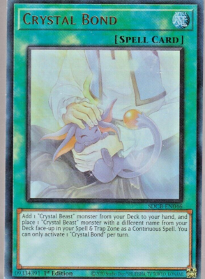 A1254 YUGIOH SPELL CARD CRYSTAL BOND SDCB-EN046 | eBay