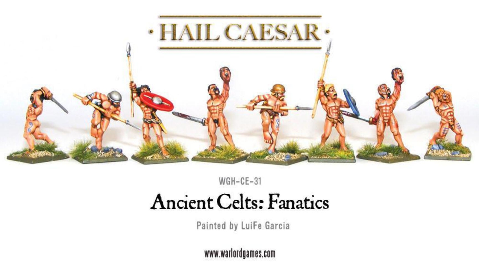 Hail Caesar - Ancient Celts: Fanatic pack - Warlord Games