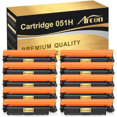 10x CRG-051H Toner Compatible for Canon 051H ImageCLASS LBP162dw MF264dw MF267dw