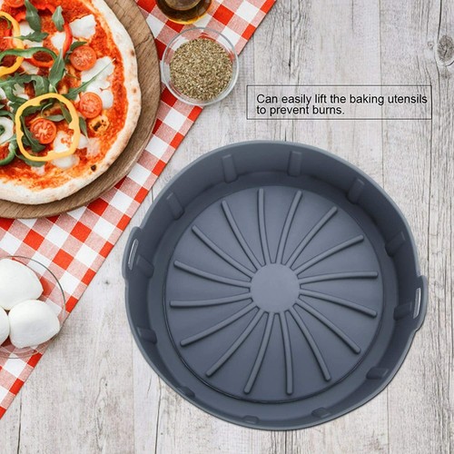 2PCS Air Fryer Silicone Pot Baking Basket Non Stick Reusable Liners Microwavable - Picture 11 of 14