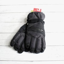 Tek Gear Men's Winter Snowboard Ski Gloves Size S M Asphalt Black