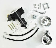 1955 1956 1957 Chevrolet power steering conversion small block side motor mount