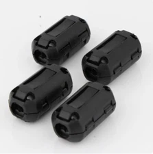 4/8PCS Ferrite Chokes Bead Rings Core RFI EMI Noise Suppressor Filter Cable Clip