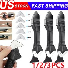 5 in 1 Silicone Sealant Remover Tool Kit Set Scraper Caulking Mould Removal US