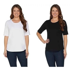 Womens Elbow Sleeve Knit Top 
