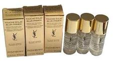 Qty 3 Yves Saint Laurent Touche Eclat Blur Primer .33 oz 10 ml each New In Box