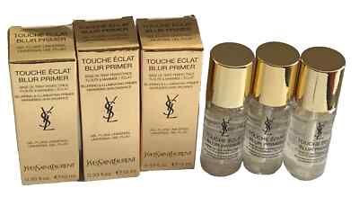 Qty 3 Yves Saint Laurent Touche Eclat Blur Primer .33 oz 10