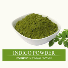 Indigo Powder For Hair Dye, Black, Coloring, Can Be Used With Henna, Organic 50g