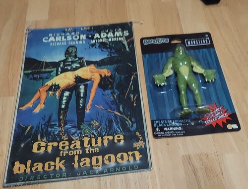 Creature From The Black Lagoon Universal Monsters Bend Ems Figure Metal Sign | eBay