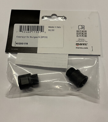Mares Bungee Straps Verlängerung für X-STREAM / QUATTRO uvm - 1 PAAR - NEU !!!